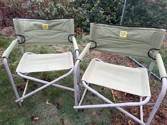 Pair SJK Slumberjack Folding Chairs