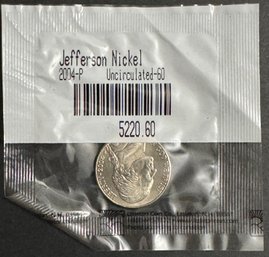 2004-P Uncirculated Jefferson Nickel In Littleton Package