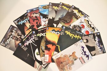 Fifteen DC Comics - Batman From Zero Year & The New 52! - Vol. 1, 5-7, 14, 15, 18-22, 24, 27