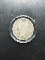 1899 Barber Silver Quarter