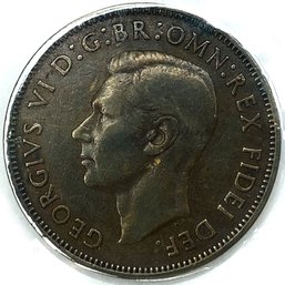 1952 United Kingdom Half Penny (King George VI)