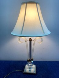 Vintage Glass Swirl Cane Lamp