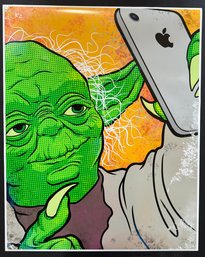 Yoda Selfie By Colin Lawler Large Format Iris Print