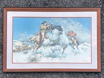 A Signed Lithograph 'Big Medicine,' Frank McCarthy