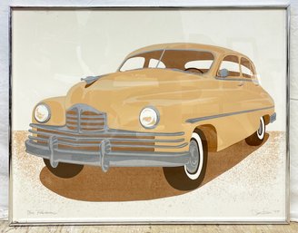 A Vintage Packard Lithograph - Pencil Signed And Numbered By Artist, Dated 1977