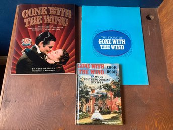 Gone With The Wind Books And VHS Tape