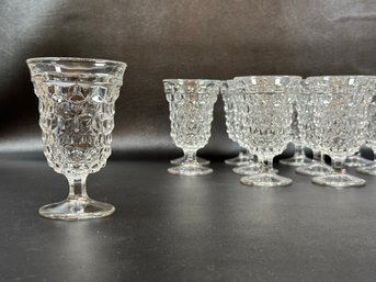 Vintage 'American Clear' By Fostoria: Low Water Goblets