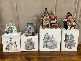 Department 56 Christmas Villages Set/4 North Pole Series