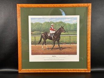 Limited Edition Print, Ruffian, By Famed Equine Artist Richard Stone Reeves, Pencil-Signed & Numbered