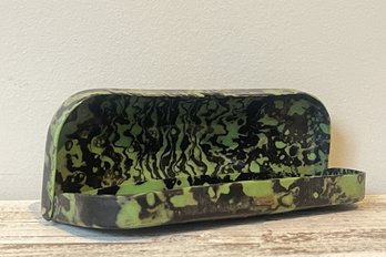 Vintage Marbled/Camouflage Celluloid? Eyeglass Case