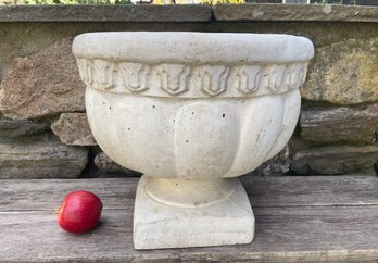 A Cement French Style Urn