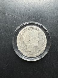 1898 Barber Silver Quarter