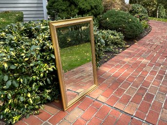 Large Quality Carolina Mirror Company Gold Toned Mirror