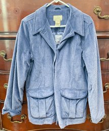 An LL Bean Corduroy Jacket - Blue/Gray