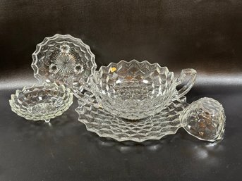 An Assortment Of Vintage 'American Clear' By Fostoria