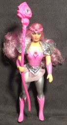 1985 She-Ra Princess Of Power Glimmer Action Figure With Rose Staff
