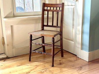 Weekend Project: A Petite, Caned-Seat Side Chair