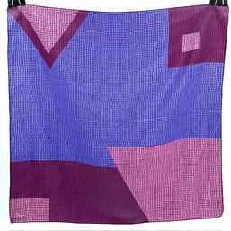 Bold Vintage Geometric Scarf By Vera - Signed