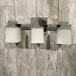 A Three Light Bathroom Sconce -  Basement