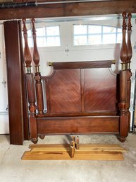 Four Poster Wooden Queen Bed Frame