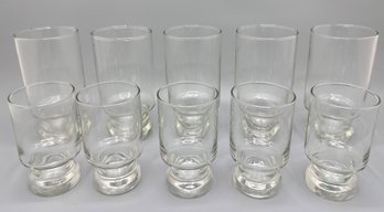 10 Glasses In 2 Sizes