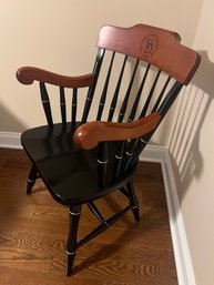 Captain's Style Windsor Department Chair With University Of Delaware 1743 Insignia