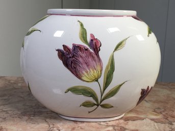 Fabulous TIFFANY & Co Vase - Beautiful Floral Decoration - Made In Italy - Nice Large Piece - Very Pretty