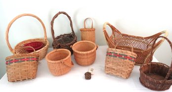 Lot Of Baskets Some Nantucket Style