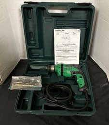 Working Hitachi D10 VH Speed Reversible Corded Electric 3/8 In Drill  In Original Box. RC/WA-D