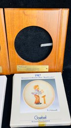 Goebel M.J. Hummel Annual Plate 1987 In Original Box