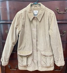 An LL Bean Corduroy Jacket - Beige