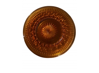 Amber Glass Salad Plates (6)