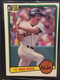 1983 Donruss Wade Boggs Rookie Card - M