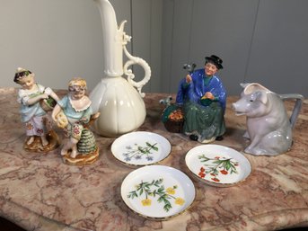 Fabulous Assortment Of Vintage European Porcelain - Royal Doulton / Bayreuth / Worcester - Minton & More !