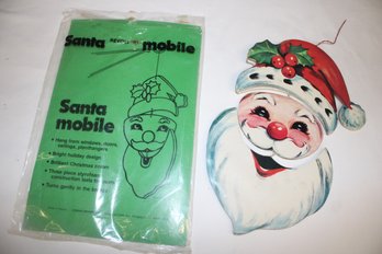 MCM Santa Claus Revolving Mobile - Locally Made In Bridgeport