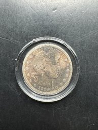 1909 Barber Silver Quarter