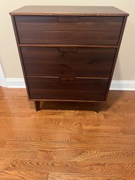 Cute Mid Century Style 3-Drawer Dresser In Wood Laminate