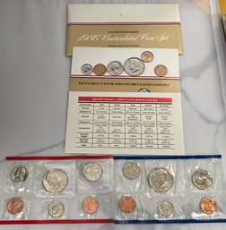 1986 United States Mint Uncirculated Coin Set