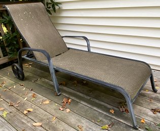 Patio Chaise Lounge Chair (A)