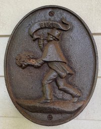 Iron 'fire' Plaque