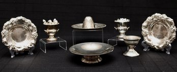 Assortment Of Sterling Silver Tableware - Smalls Bowls And Dishes 25.33 Ozt