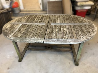 Teak Dining Table With Leaf