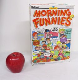 Ralston's Morning Funnies Vintage Cereal Box With Dennis The Menace, Marvin, Family Circus, Hi & Lois, Etc.