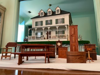 Collection Of Hand Made And Signed , Dollhouse's Miniature Furniture.