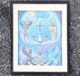 A Johfra Libra Zodiac Poster