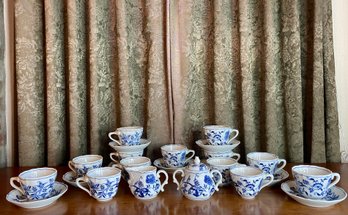 Blue Danube Tea Set