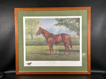 Limited Edition Print, Man O' War, By Famed Equine Artist Richard Stone Reeves, Pencil-Signed & Numbered