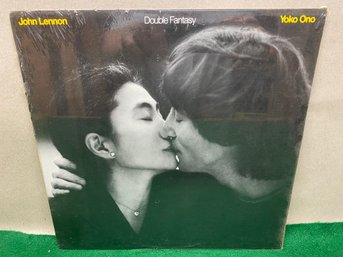 John Lennon. Yoko Ono. Double Fantasy On 1980 Geffen Records. Sealed. Shrink Wrap Torn At Left Edge.