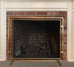 Pottery Barn - Brass Tone Fireplace Screen