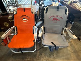 2 Tommy Bahama Folding Lawn/Beach Chairs